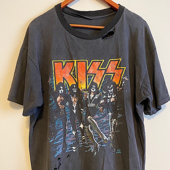 Shirts | Vintage 1991 Kiss Destroyer Tee Winterland | Poshmark